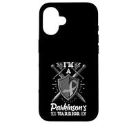 I'm A Warrior Fighter Gray Ribbon Parkinson’s Awareness Case for iPhone 16