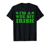 I'm A Wee Bit Irish Ireland Lucky St Patrick's Day T-Shirt