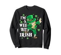 I'm A Wee Bit Irish St Patrick's Day Funny Leprechaun Dab Sweatshirt