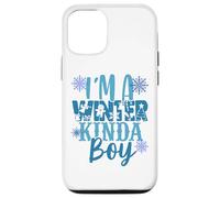I'm A Winter Kinda Boy Christmas Tree Angel Snow Boy Son Fun Case for iPhone 12/12 Pro