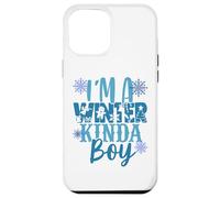 I'm A Winter Kinda Boy Christmas Tree Angel Snow Boy Son Fun Case for iPhone 12 Pro Max