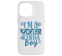 I'm A Winter Kinda Boy Christmas Tree Angel Snow Boy Son Fun Case for iPhone 14 Pro Max