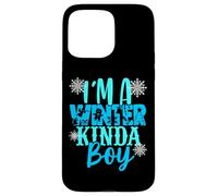 I'm A Winter Kinda Boy Christmas Tree Angel Snow Boy Son Fun Case for iPhone 15 Pro Max