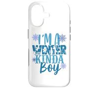 I'm A Winter Kinda Boy Christmas Tree Angel Snow Boy Son Fun Case for iPhone 17