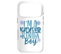 I'm A Winter Kinda Boy Christmas Tree Angel Snow Boy Son Fun Case for iPhone 17 Pro