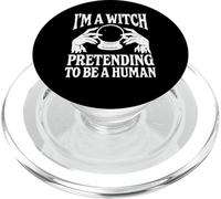 I'm A Witch Pretending To Be Human Low Budget Costume PopSockets PopGrip for MagSafe