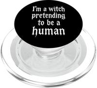 I'm A Witch Pretending To Be Human Low Cost Costume PopSockets PopGrip for MagSafe
