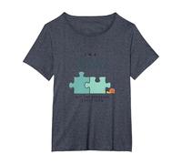 I'm a Work in Progress Slow Growth Motivational T-Shirt, Women's Plus, Heather Blue, 3X