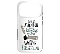 I'm A Writer Not A Serial Killer Author - Funny Writing Case for iPhone 17 Pro