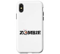 I'm A Zombie, Dripping Effect Style Font, Blood Shot Eye Case for iPhone X/XS