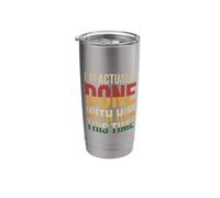 I'm Actually Done with Him This Time Breakup Moving On - Stainless Steel Insulated Tumbler