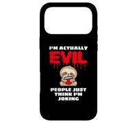 I'm Actually Evil People Just Think I'm Joking Baby Sloth Case for iPhone 17 Pro Max