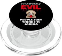 I'm Actually Evil People Just Think I'm Joking Baby Sloth PopSockets PopGrip for MagSafe
