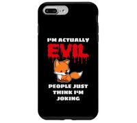 I'm Actually Evil People Just Think I'm Joking Cute Baby Fox Case for iPhone 7 Plus/8 Plus
