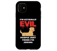 I'm Actually Evil People Just Think I'm Joking Funny Lab Case for iPhone 11