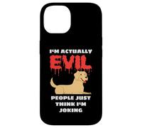 I'm Actually Evil People Just Think I'm Joking Funny Lab Case for iPhone 14