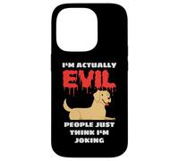 I'm Actually Evil People Just Think I'm Joking Funny Lab Case for iPhone 14 Pro
