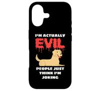 I'm Actually Evil People Just Think I'm Joking Funny Lab Case for iPhone 17