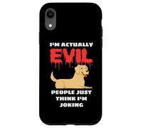 I'm Actually Evil People Just Think I'm Joking Funny Lab Case for iPhone XR