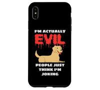 I'm Actually Evil People Just Think I'm Joking Funny Lab Case for iPhone XS Max