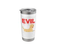 I'm Actually Evil People Just Think I'm Joking Funny Lab Stainless Steel Insulated Tumbler
