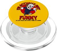 I'm Actually Not Funny (Funny Halloween Graphic) PopSockets PopGrip for MagSafe