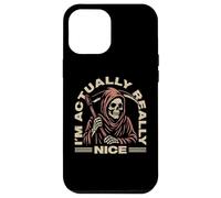 I'm Actually Really Nice Grim Reaper Angel Of Death Matching Case for iPhone 12 Pro Max