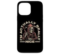 I'm Actually Really Nice Grim Reaper Angel Of Death Matching Case for iPhone 13 Pro Max