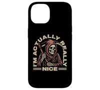 I'm Actually Really Nice Grim Reaper Angel Of Death Matching Case for iPhone 14