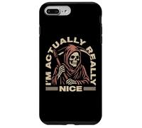 I'm Actually Really Nice Grim Reaper Angel Of Death Matching Case for iPhone 7 Plus/8 Plus