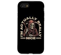 I'm Actually Really Nice Grim Reaper Angel Of Death Matching Case for iPhone SE (2020) / 7 / 8