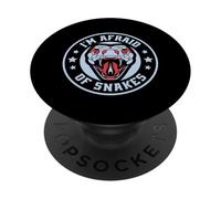 I'm Afraid Of Snakes Herpetologist Snake Owner PopSockets Adhesive PopGrip