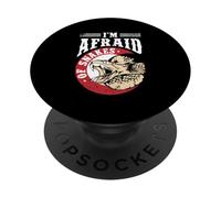 I'm Afraid Of Snakes Herpetologist Snake Owner PopSockets Adhesive PopGrip