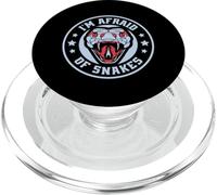 I'm Afraid Of Snakes Herpetologist Snake Owner PopSockets PopGrip for MagSafe