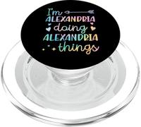 I'm Alexandria Doing Alexandria Things Personalized First PopSockets PopGrip for MagSafe