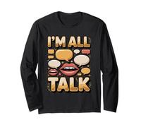 I'm All Talk Speech Therapy SLP Long Sleeve T-Shirt