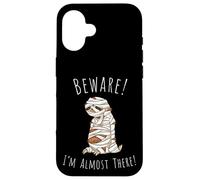 I'm Almost There Lazy Slow Sloth Pun Halloween Mummy Case for iPhone 16