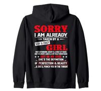 I'm Already Taken By A Sexy And Crazy Girl Funny Tee Zip Hoodie
