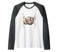 I'm Always Hungry Or Tired Or Both Exhausted Jokes - Raglan Baseball Tee