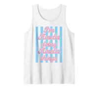 I'm Amelia Doing Amelia Things Cute Girl's Stripe Tank Top