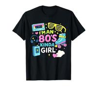 I'm An 80's Kinda Girl Classic 80s Elements Design T-Shirt