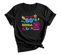 Im an 80s Kinda Girl Womens Graphic T-Shirt Retro Culture 1980s Style Tee 8 Black