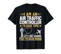 I'm an Air Traffic Controller to Save Time Flight Controller T-Shirt