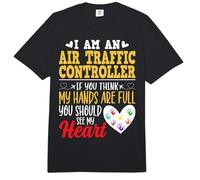 I'm an Air Traffic Controller You Should See My Heart ATC Comfort Colors Adult Heavyweight T-Shirt