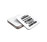 I'm an Amazing Choreographer Not A Magician But I Can See Why you Might Be Confused Hand Printed Drinks Coaster