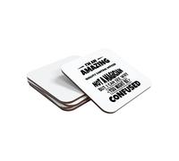 I'm an Amazing Quality Control Officer Not A Magician But I Can See Why you Might Be Confused Hand Printed Drinks Coaster
