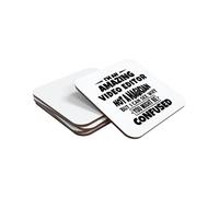 I'm an Amazing Video Editor Not A Magician But I Can See Why you Might Be Confused Hand Printed Drinks Coaster
