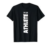 Im an Athlete Value Graphic T-Shirt, Men, Black, M