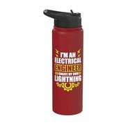 I'm an Electrical Engineer I Create My own Lightning Stainless Steel Insulated Water Bottle