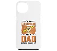 im an electrician and a dad nothing shocks me electrician Case for iPhone 13